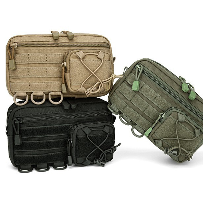 Edc Carry Fanny Pack - Pochette d'administration horizontale tactique Molle avec