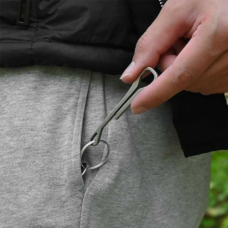 Edc Carry Clip - Clip de ceinture en acier inoxydable