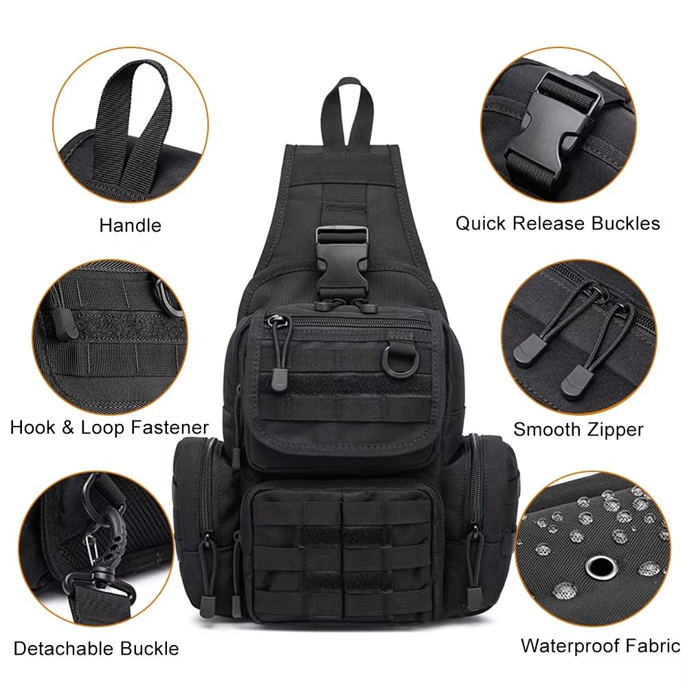 Sac tactique pour pistolet, sa - Edc Concealed Carry Sling Bag avis et prix